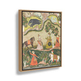Indian Raga Painting - FLOATING FRAME