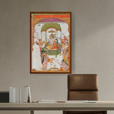 Picasoul - Artist - Rama And Sita - Framed Canvas