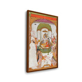 Rama And Sita - Framed Canvas