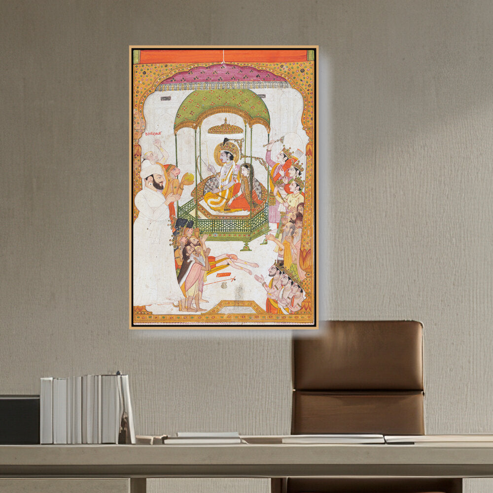 Picasoul - Artist - Rama And Sita - FLOATING FRAME