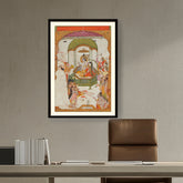 Picasoul - Artist - Rama And Sita - WALL MOUNT FRAME