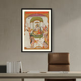 Picasoul - Artist - Rama And Sita - WALL MOUNT FRAME
