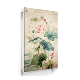 Pink Lotus Flower - Acrylic Wall Photo