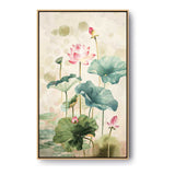 Pink Lotus Flower - FLOATING FRAME