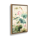 Pink Lotus Flower - FLOATING FRAME