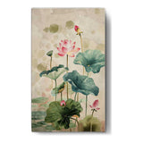 Pink Lotus Flower - Wall Canvas