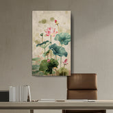 Picasoul - Artist - Pink Lotus Flower - Wall Canvas