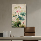Picasoul - Artist - Pink Lotus Flower - Wall Canvas
