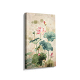 Pink Lotus Flower - Wall Canvas