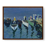 Holiday On The Hudson - Framed Canvas