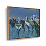 Holiday On The Hudson - FLOATING FRAME