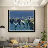 Picasoul - Artist - Holiday On The Hudson - WALL MOUNT FRAME