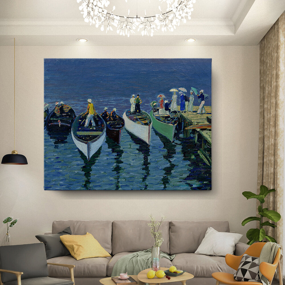 Picasoul - Artist - Holiday On The Hudson - Wall Canvas