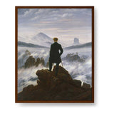 Wanderer Above The Sea Of Fog - Framed Canvas