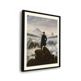 Wanderer Above The Sea Of Fog - WALL MOUNT FRAME
