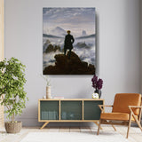 Wanderer Above The Sea Of Fog - Wall Canvas