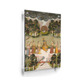 Krishna Playing The Flute - Acrylic Wall Photo