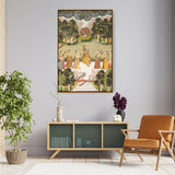 Krishna Playing The Flute - FLOATING FRAME