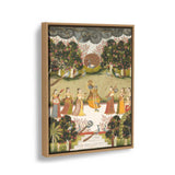 Krishna Playing The Flute - FLOATING FRAME