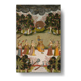 Krishna Playing The Flute - Wall Canvas