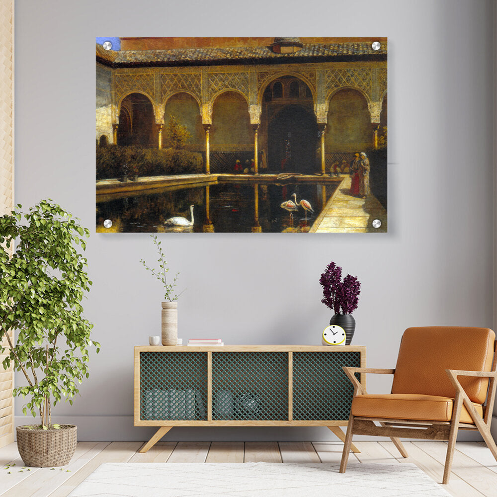 Picasoul - Artist - A Court In The Alhambra - Acrylic Wall Photo