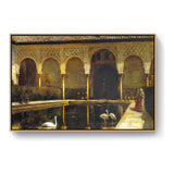 A Court In The Alhambra - FLOATING FRAME