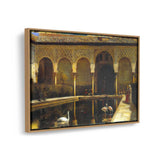 A Court In The Alhambra - FLOATING FRAME