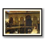 A Court In The Alhambra - Framed Wall Art