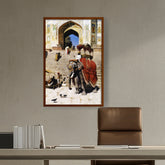 Picasoul - Artist - Royal Elephant At The Gateway - Framed Canvas