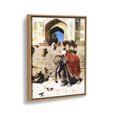 Royal Elephant At The Gateway - FLOATING FRAME