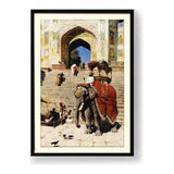 Royal Elephant At The Gateway - WALL MOUNT FRAME