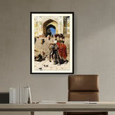 Picasoul - Artist - Royal Elephant At The Gateway - WALL MOUNT FRAME