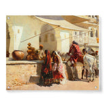 A Street Market Scene - Acrylic Wall Photo