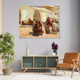A Street Market Scene - Acrylic Wall Photo
