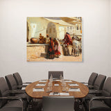 Picasoul - Artist - A Street Market Scene - Acrylic Wall Photo