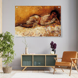 Moorish Girl Lying On A Couch - Acrylic Wall Photo