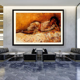 Picasoul - Artist - Moorish Girl Lying On A Couch - WALL MOUNT FRAME