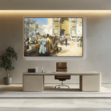 Picasoul - Artist - An Open??Air Restaurant - FLOATING FRAME