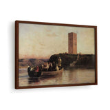 The Abandoned Tower - Framed Canvas