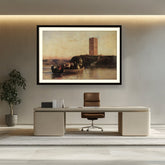 Picasoul - Artist - The Abandoned Tower - WALL MOUNT FRAME