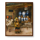 The Perfume Bath Towel - Framed Canvas