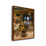 The Perfume Bath Towel - Framed Canvas