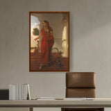 Picasoul - Artist - Dancing Girl - Framed Canvas