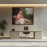 Picasoul - Artist - Indian Bibi Jemdanee - Framed Canvas