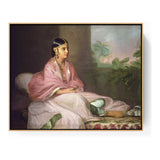 Indian Bibi Jemdanee - FLOATING FRAME