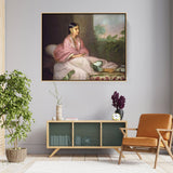 Indian Bibi Jemdanee - FLOATING FRAME