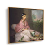 Indian Bibi Jemdanee - FLOATING FRAME