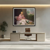 Picasoul - Artist - Indian Bibi Jemdanee - WALL MOUNT FRAME