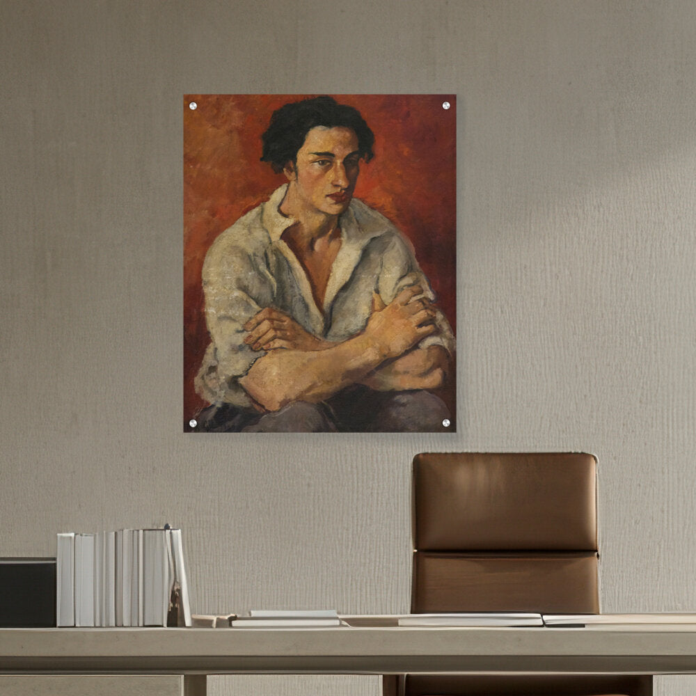 Picasoul - Artist - Portrait Of A Young Man - Acrylic Wall Photo