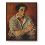Portrait Of A Young Man - Framed Canvas